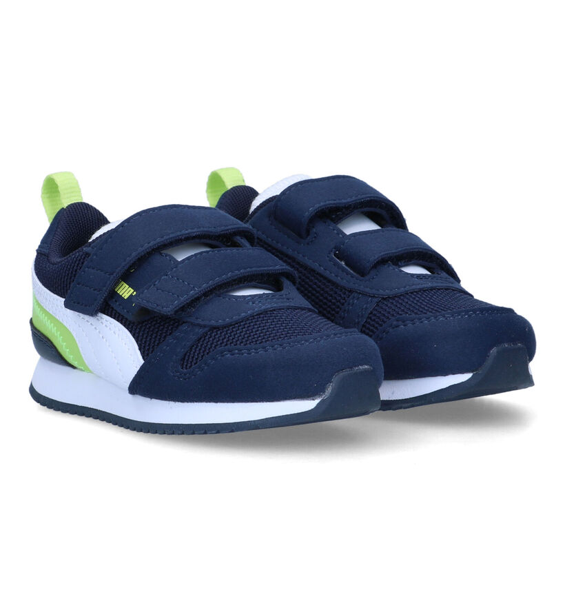Puma R78 Blauwe Sneakers voor jongens, meisjes (318753) - geschikt voor steunzolen