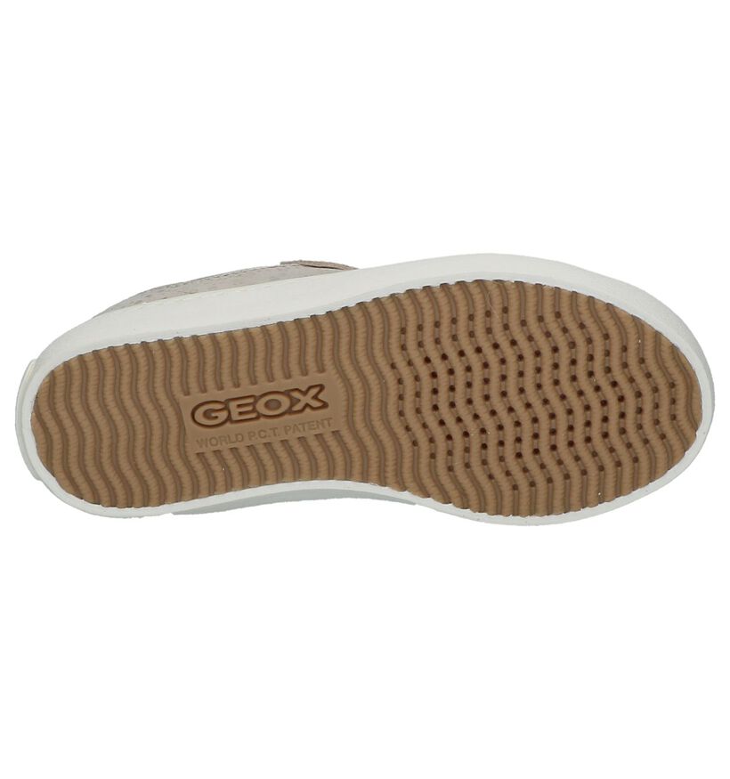 Beige Veterschoenen Geox in leer (237980)