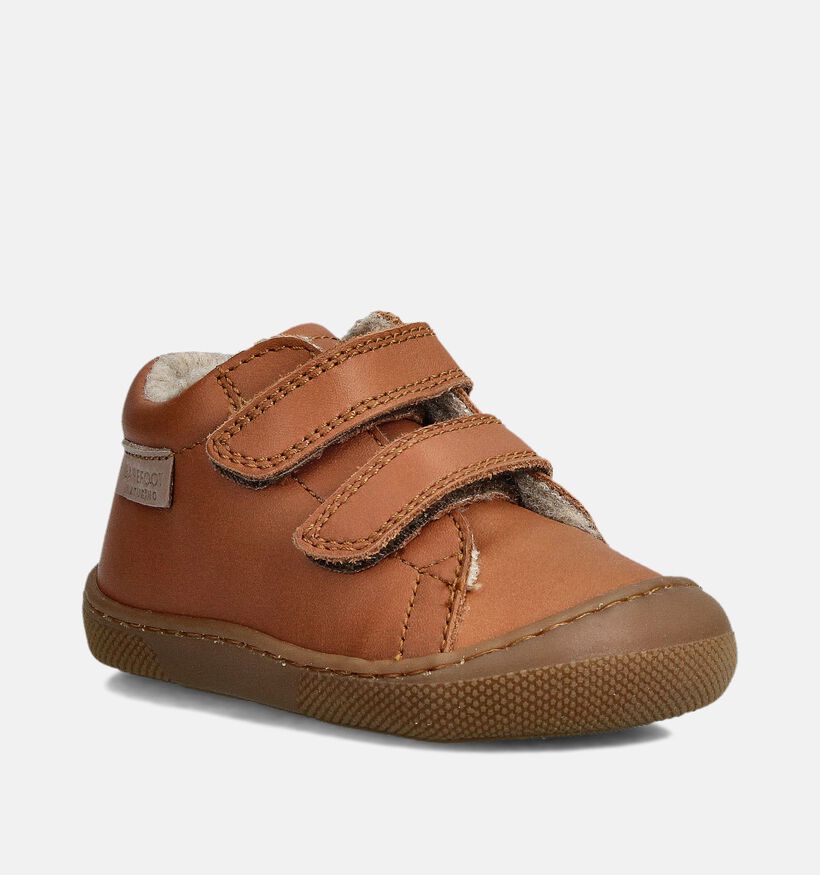 Naturino Barefoot Amur Chaussures pour bébé en Cognac pour filles, garçons (364498) - pour semelles orthopédiques