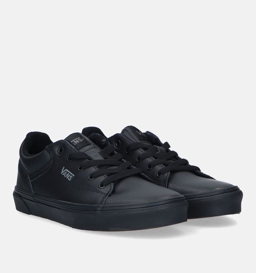 Vans Seldan Zwarte Skate sneakers voor jongens (327929)