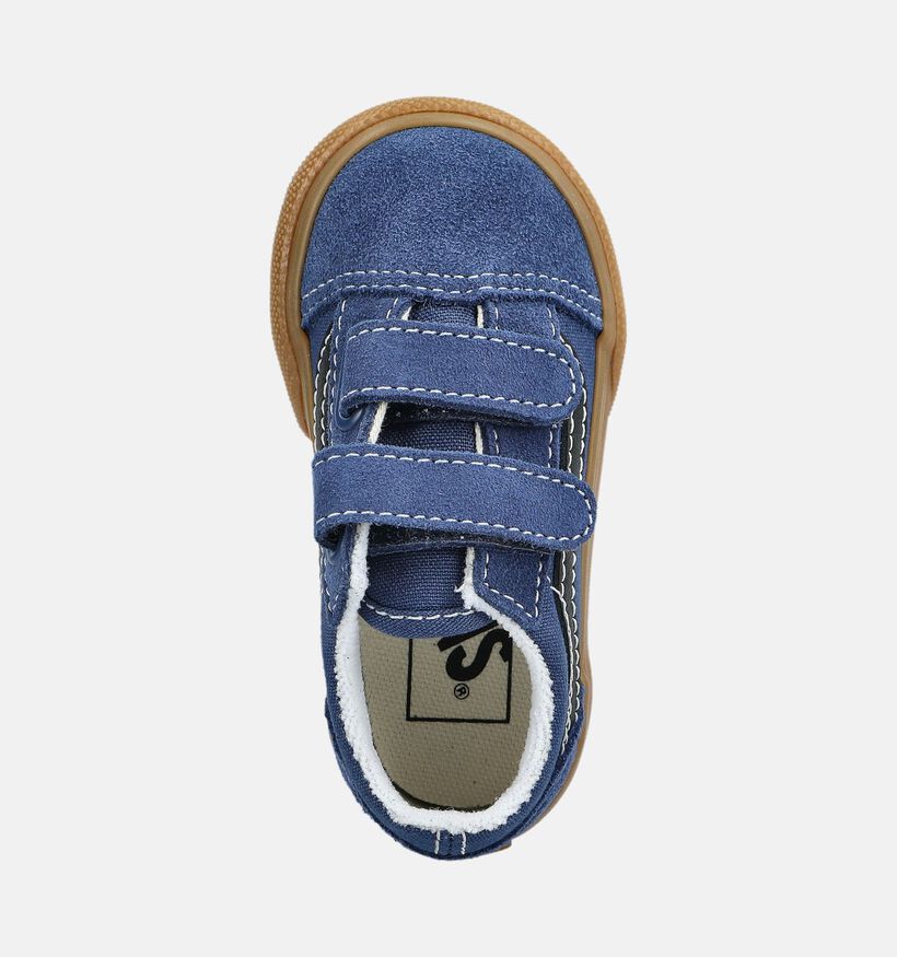 Vans Old Skool Donkerblauwe Babysneakers voor jongens (376407)