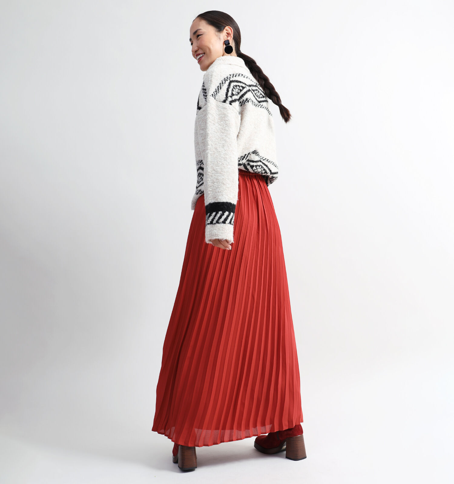 Vero moda plisse best sale rok