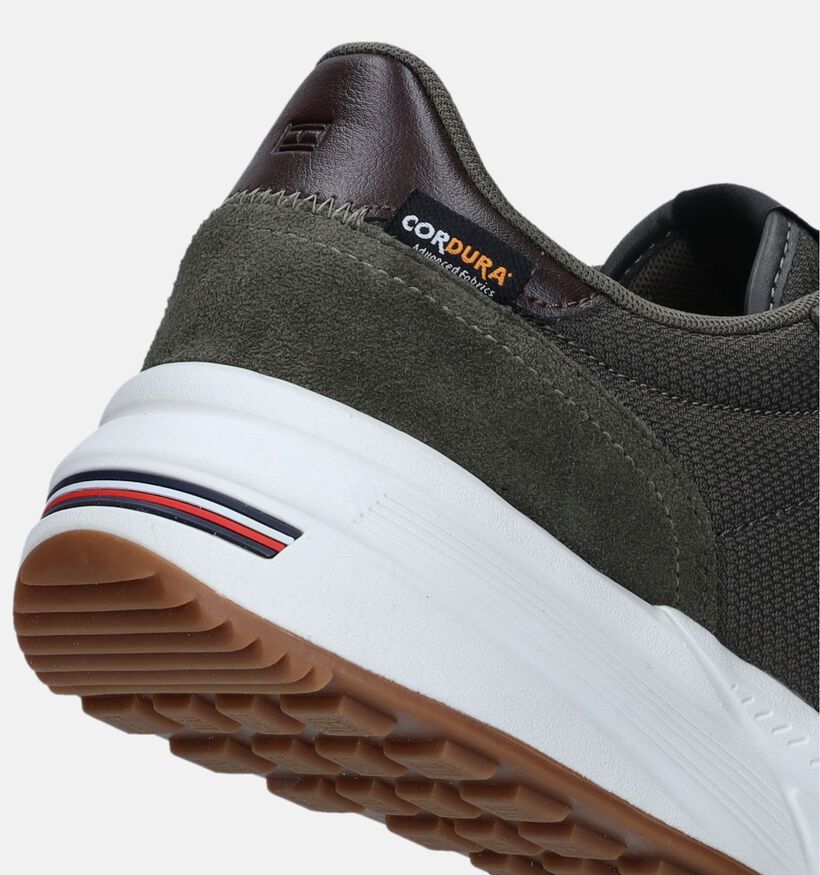 Tommy Hilfiger Faston Cordura Mix Chaussures à lacets en Vert pour hommes (345809) - pour semelles orthopédiques