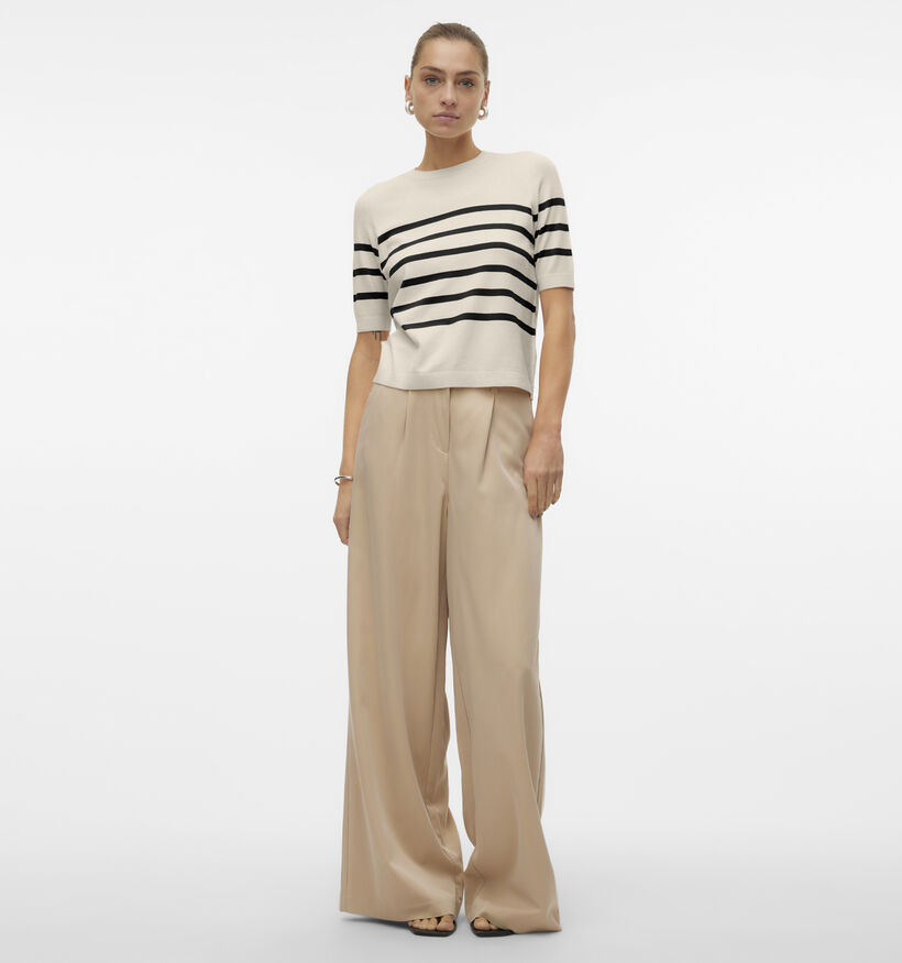 Vero Moda Saba Pull en Beige pour femmes (352204)