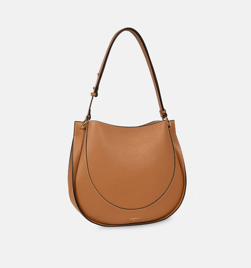 Crinkles Cognac Schoudertas voor dames (373916)