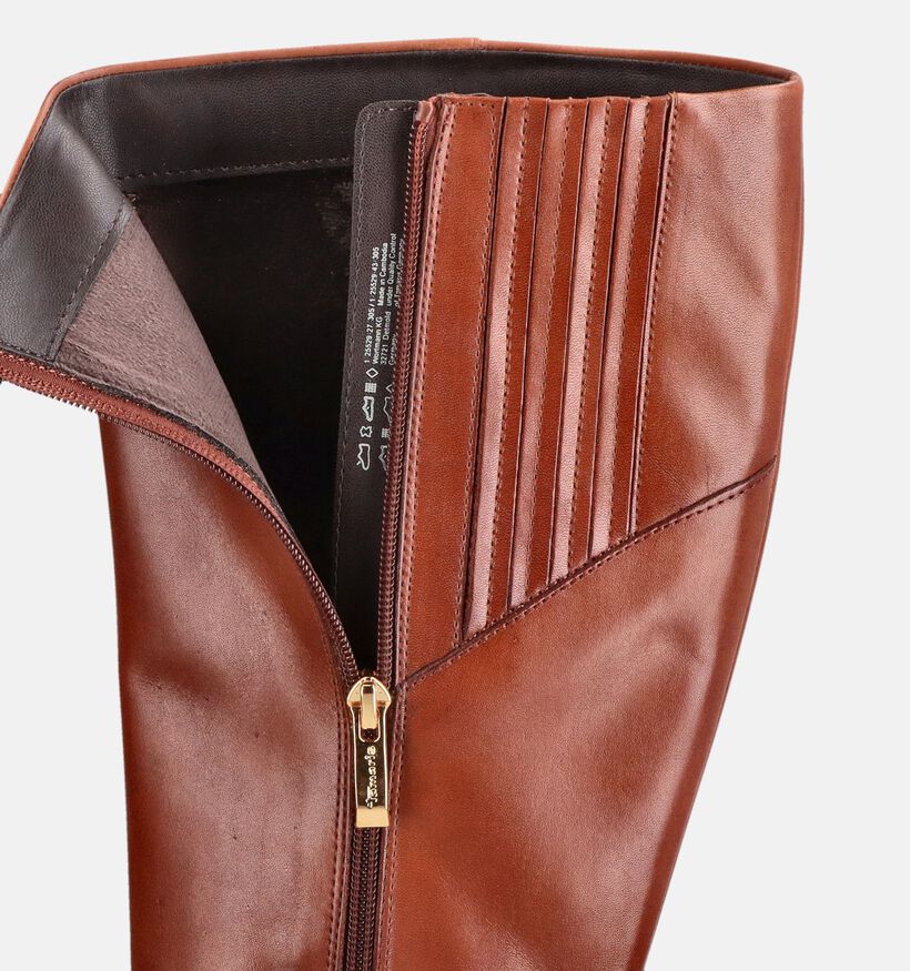 Tamaris Bottes hautes &agrave; talons en Cognac pour femmes (378917)