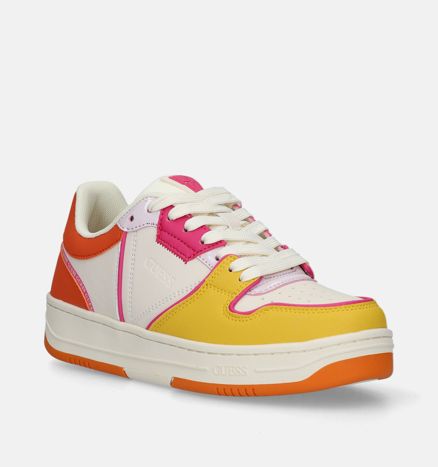 Guess Ancie Beige Sneakers Dames Sneakers Online op TORFS.BE