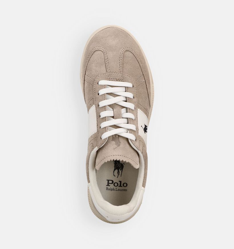 Polo Ralph Lauren Hrt Aera Pp Baskets habill&eacute;es en Beige pour femmes (369536)
