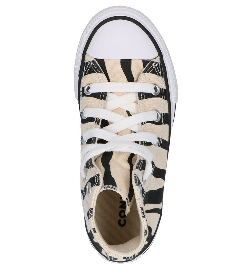 Converse Chuck Taylor AS Hi Baskets en Beige en textile (263506)
