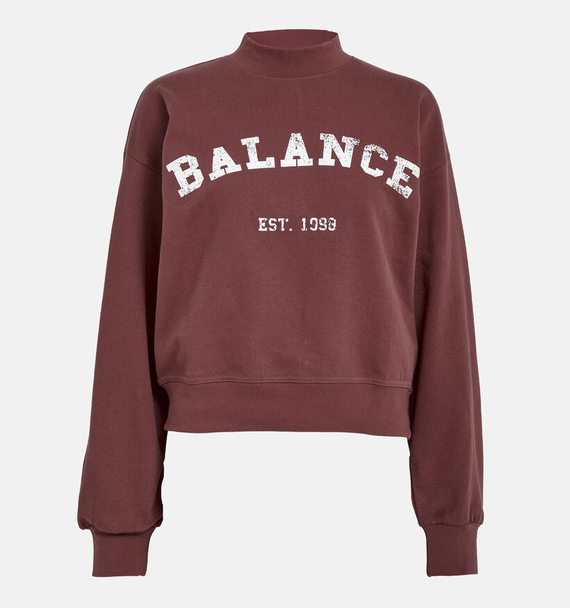 Minus Maya Balance Sweatshirt en Bordeaux pour femmes (373865)