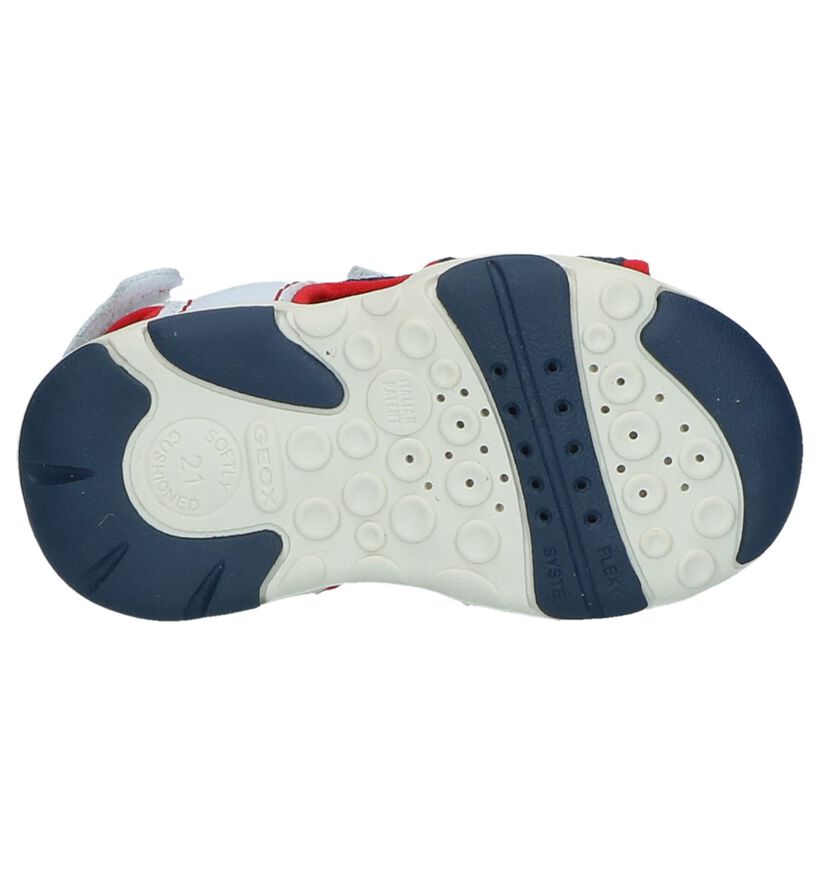 Geox Sandales pour bébé en Blanc en cuir (245003)