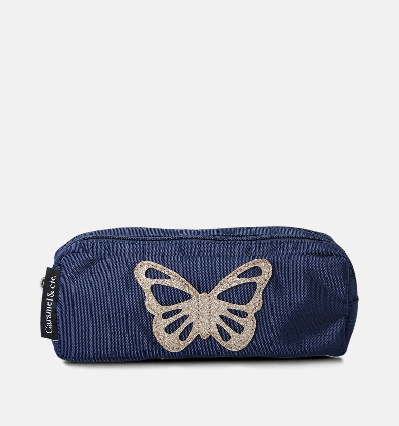 Carame &l cie. Butterfly Donkerblauwe Pennenzak voor meisjes (373731)
