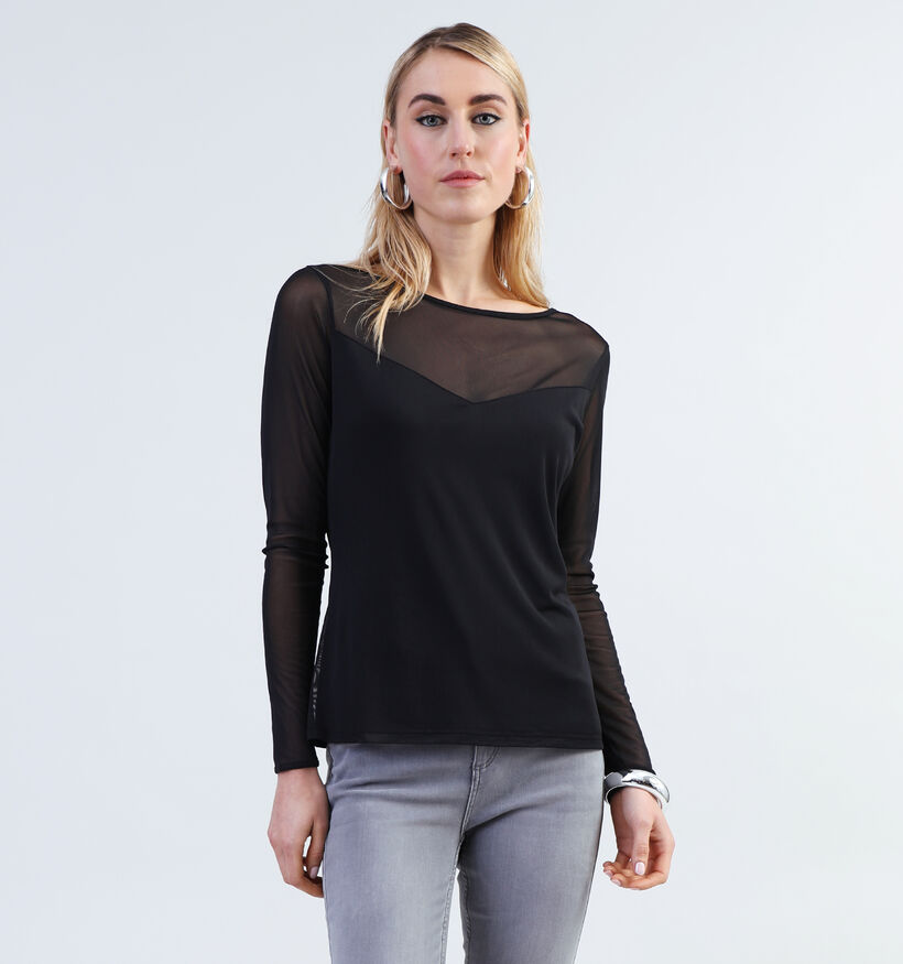 comma Zwart T-shirt voor dames (334758)