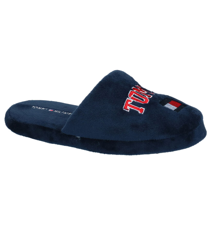 Tommy Hilfiger Pantoufles ouvertes en Bleu foncé en textile (260651)