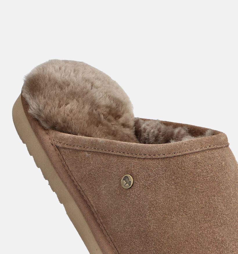 Warmbat Pantoufles ouvertes en Marron pour hommes (363333)