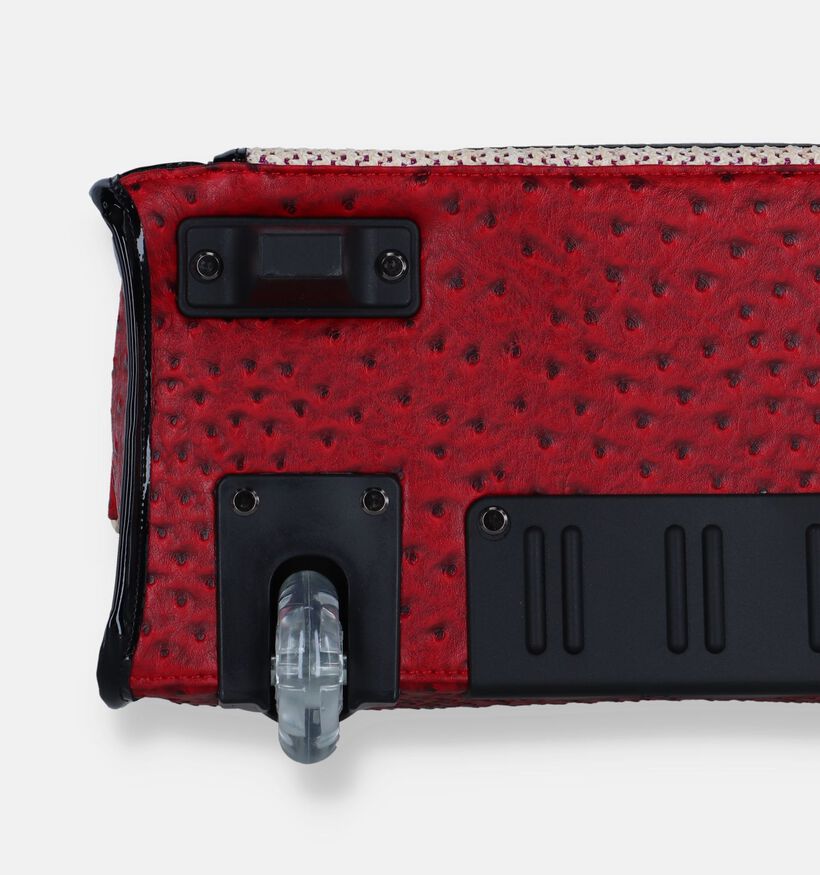 Olivia Lauren Stripes Sac à roulettes en Rouge pour femmes (349652)