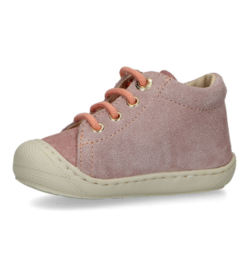 Naturino Cocoon Suede Chaussures pour bébé en Orange pour filles (339387)