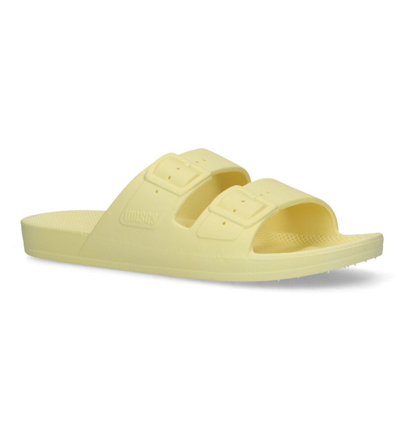 Freedom Moses Basic Nu-pieds en Jaune pour femmes (340274)