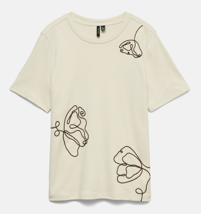 Vero Moda Irene Beige T-shirt voor dames (377618)