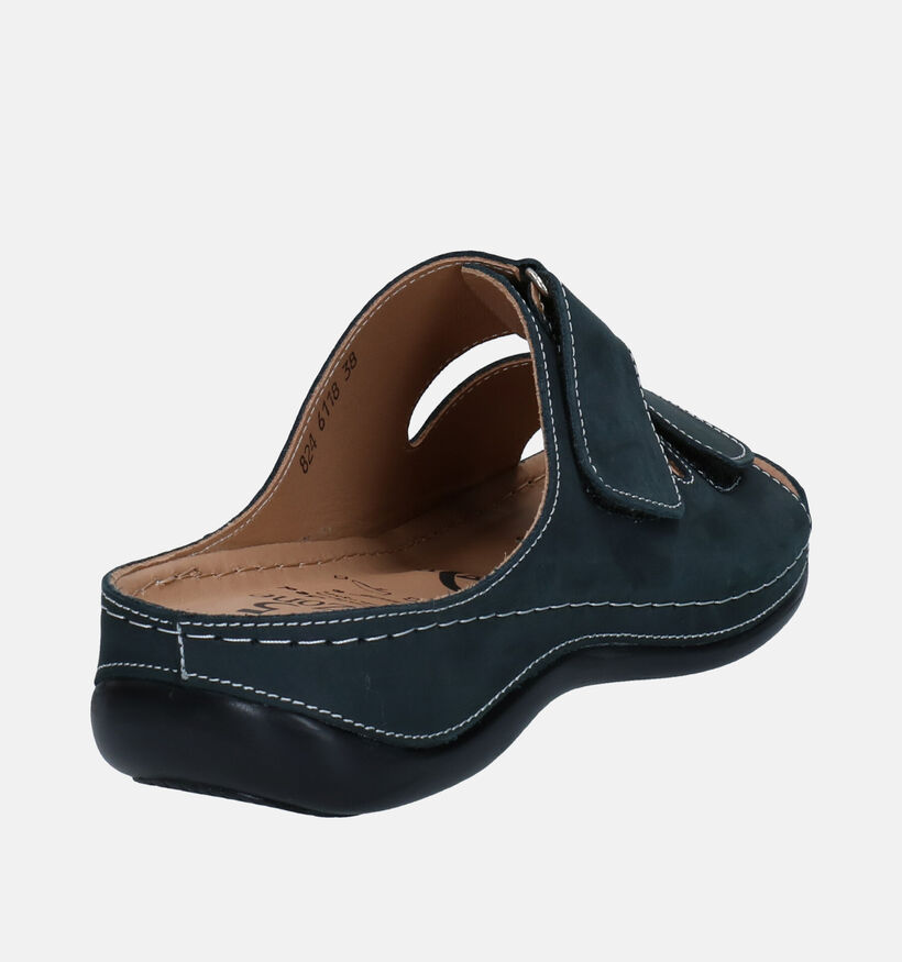 Dr. Mauch Blauwe Slippers voor dames (296434)