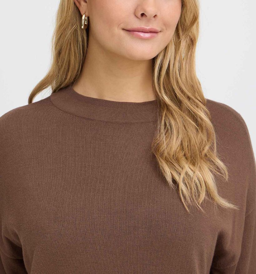Fransa Mary Bruine Trui voor dames (377881)