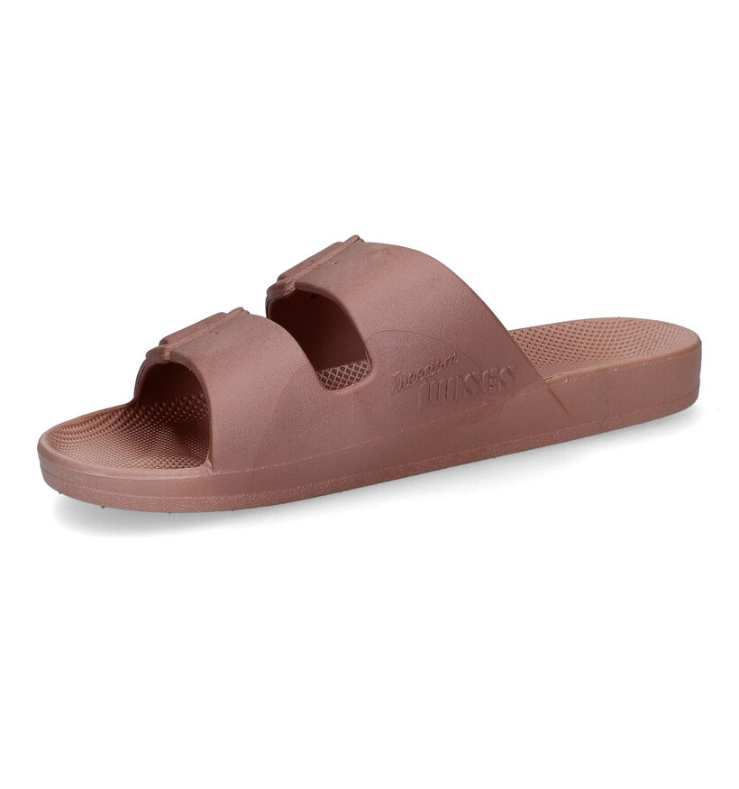 Freedom Moses Fancy Bronzen Slippers voor dames (323018)