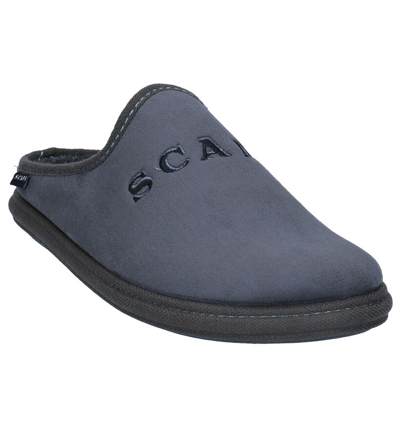 Scapa Pantoufles ouvertes en Gris foncé pour hommes (317115)