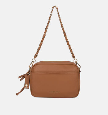 Laurent David Schoudertassen Oranje/Cognac/Blauw