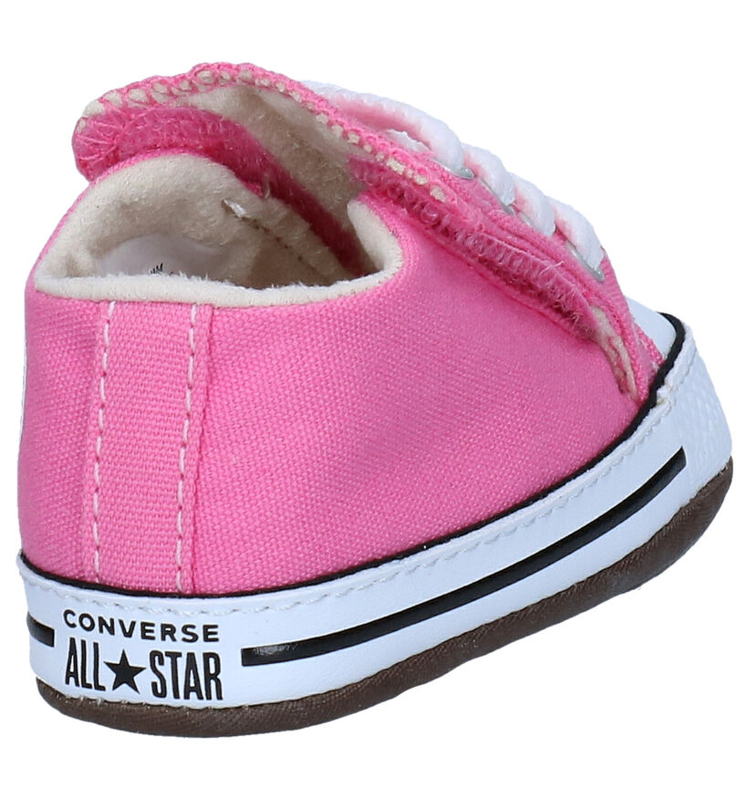 Converse CT All Star Crib Baskets pour bébé en Rose pour filles (283790)