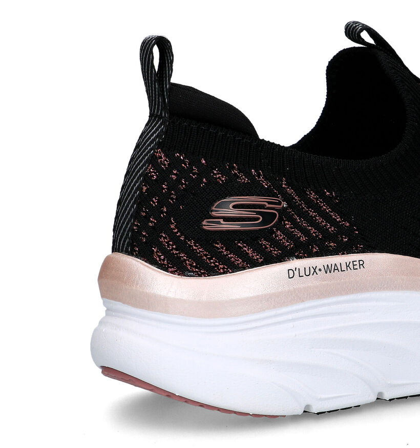 Skechers D'Lux Walker Baskets en Noir pour femmes (319361)