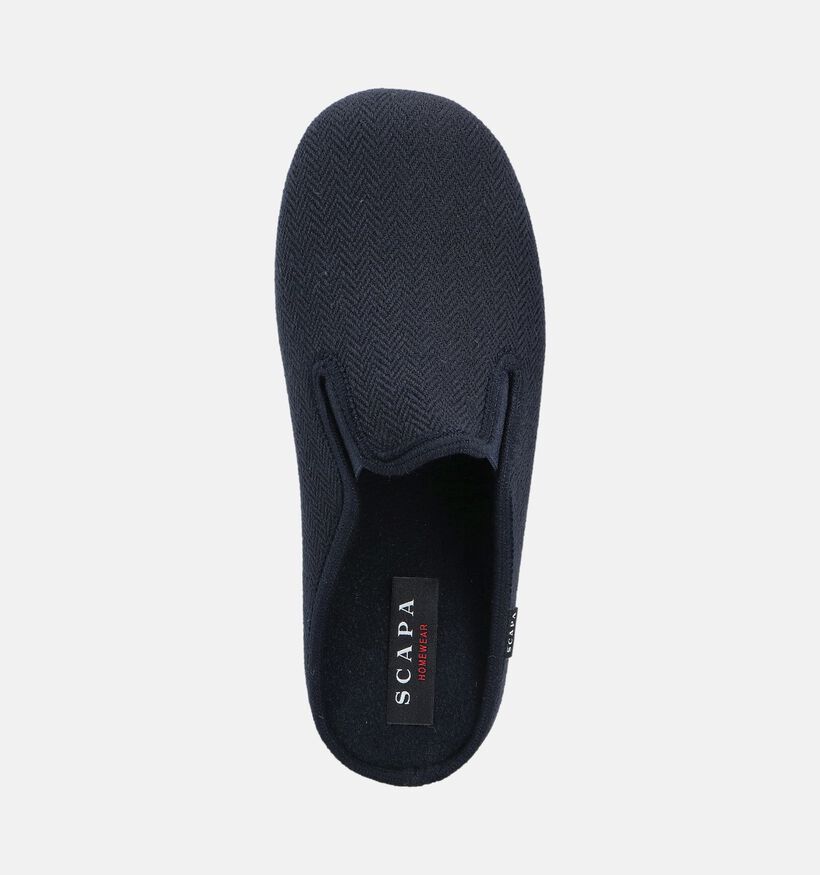 Scapa Blauwe Open Pantoffels voor heren (364113)