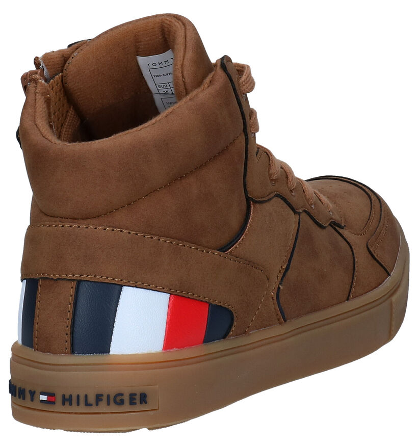Tommy Hilfiger Cognac Sneakers in kunstleer (279907)