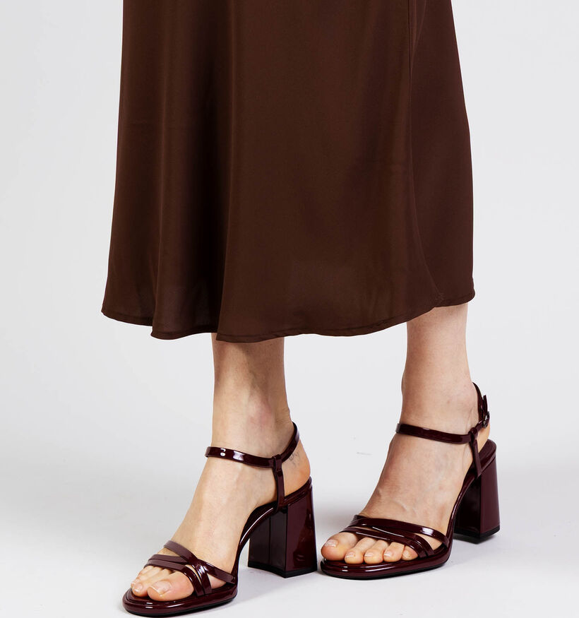 Pieces Franan Ankle Skirt Donkerbruine Rok voor dames (374930)