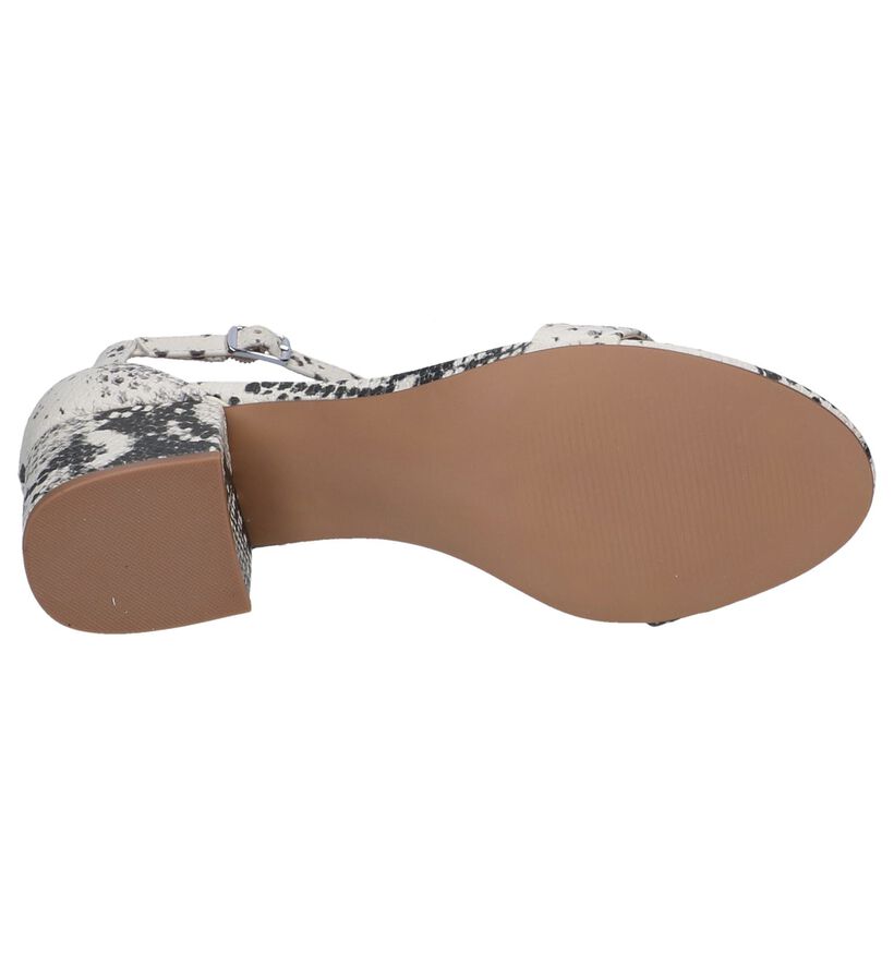 Steve Madden Irenee Beige Sandalen in kunstleer (248643)