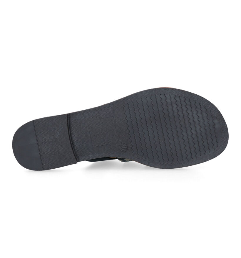 Dees Shoes Minumu Nu-pieds en Noir pour femmes (334691)