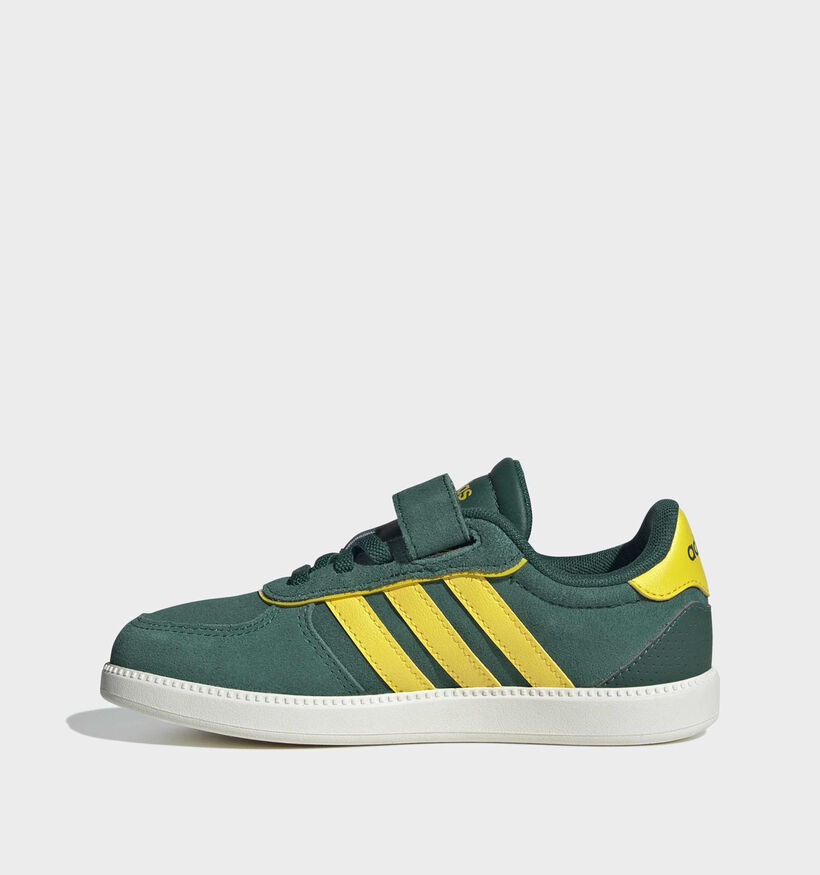 adidas Breaknet Sleek Donkergroene Sneakers voor meisjes (366710) - geschikt voor steunzolen