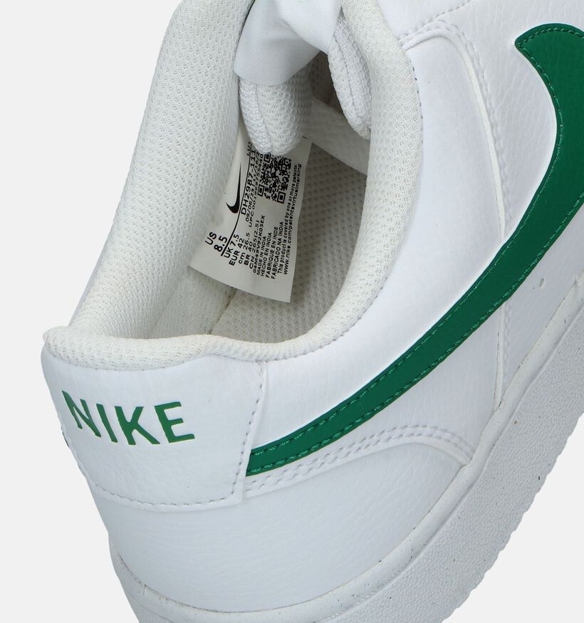 Nike Court Vision Low Next Nature Baskets en Blanc pour hommes (334857)