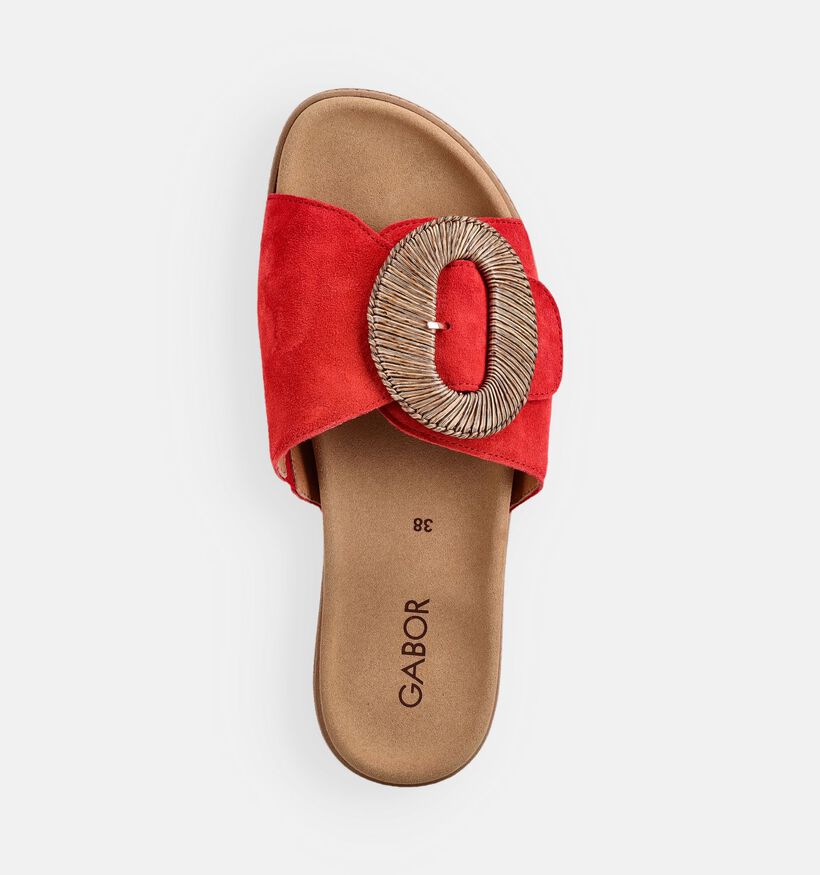 Gabor Rode Slippers voor dames (373312)