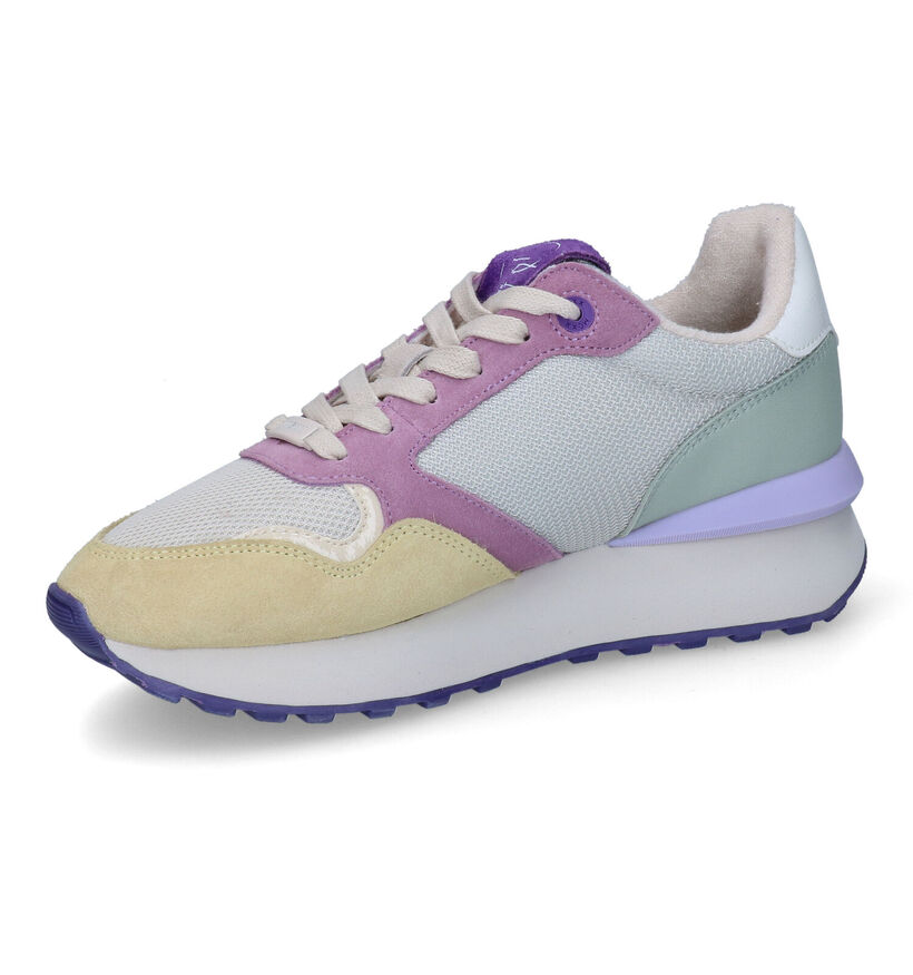 Mexx Juju Witte Sneakers voor dames (303556) - geschikt voor steunzolen