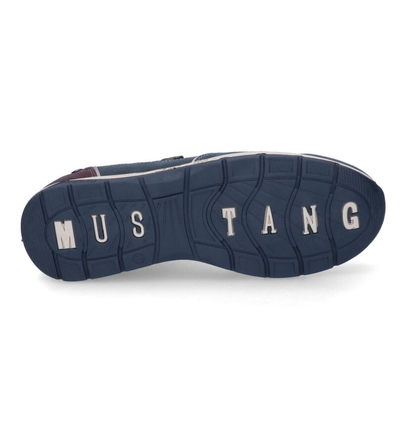 Mustang Chaussures à lacets en Bleu foncé pour hommes (329592) - pour semelles orthopédiques