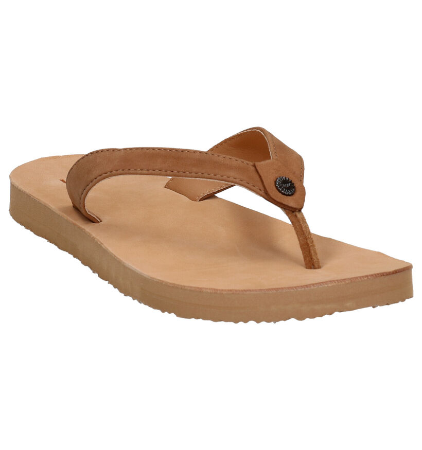 Ugg Tawney Cognac Teenslippers in leer (266673)