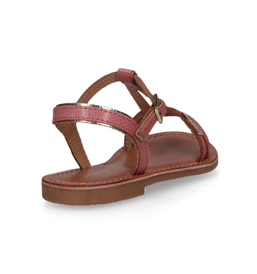 Les Tropeziennes Badazar Sandales en Rose pour filles (322996)