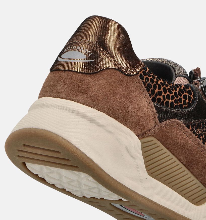 Gabor Rollingsoft Bruine Veterschoenen voor dames (360326) - geschikt voor steunzolen