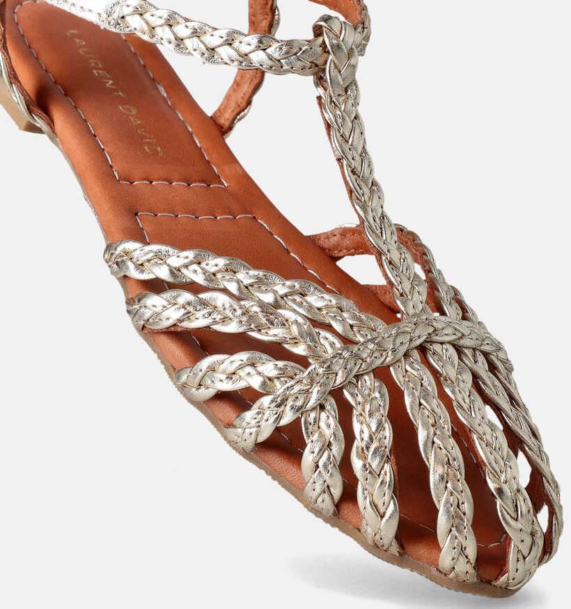 Laurent David Gouden Sandalen voor dames (357820)