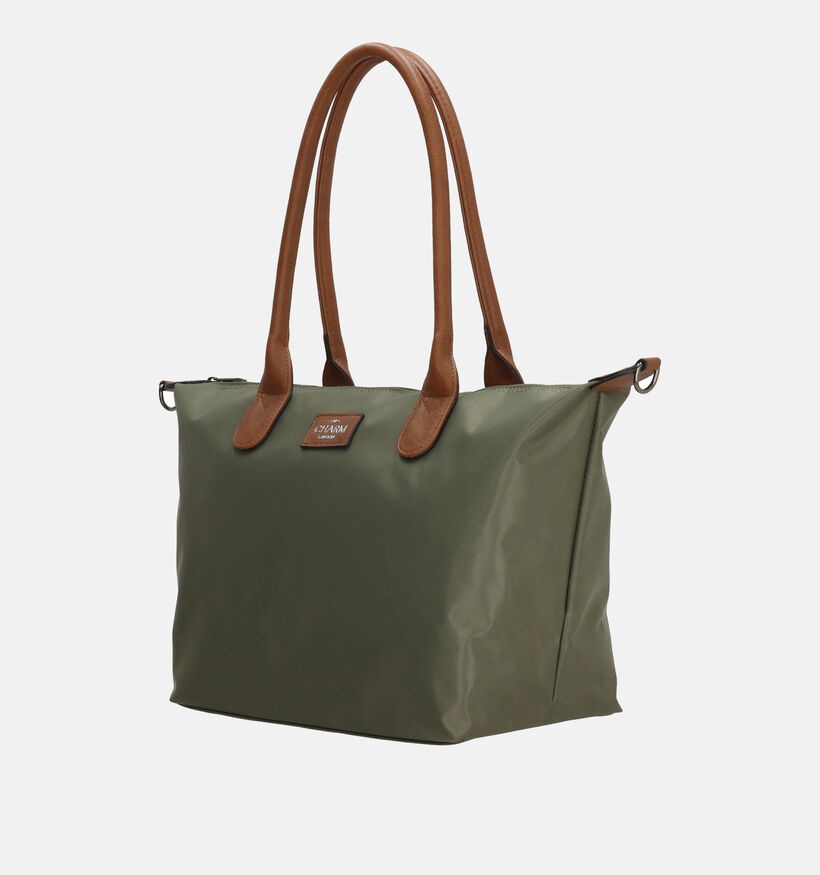 Charm London Kakigroene Shoppertas voor dames (374394)