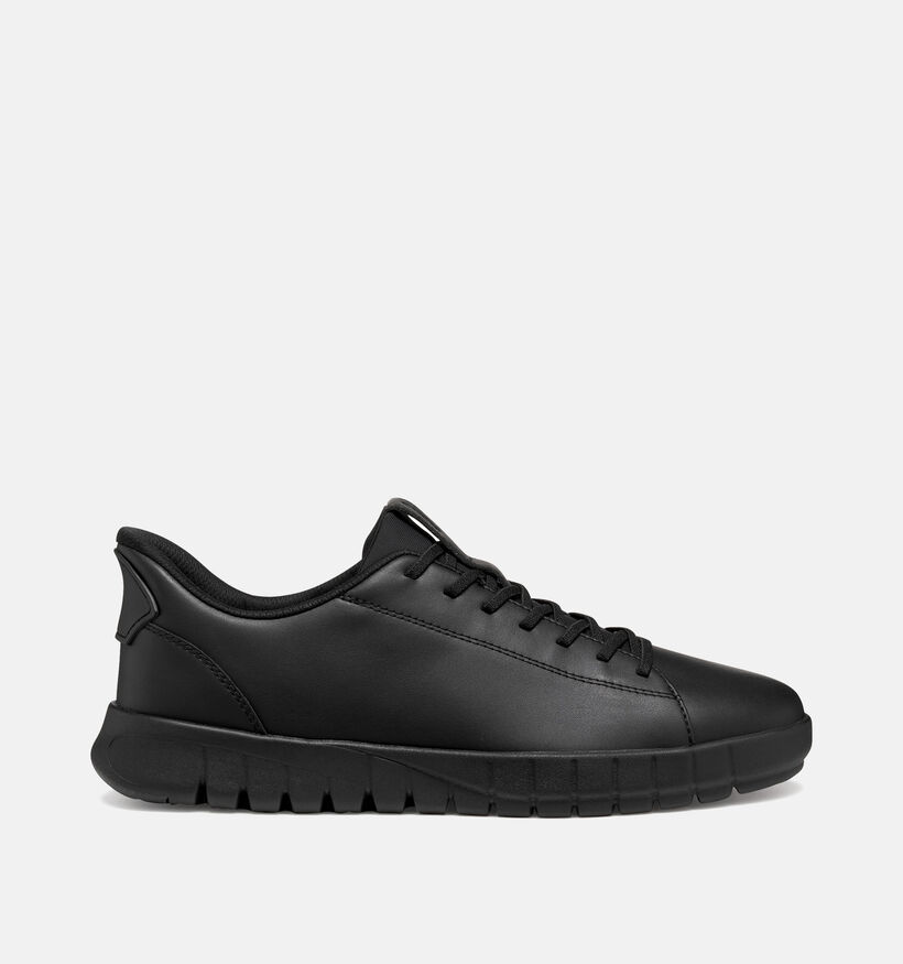 Geox Flextride Zwarte Sneakers voor heren (360114) - geschikt voor steunzolen