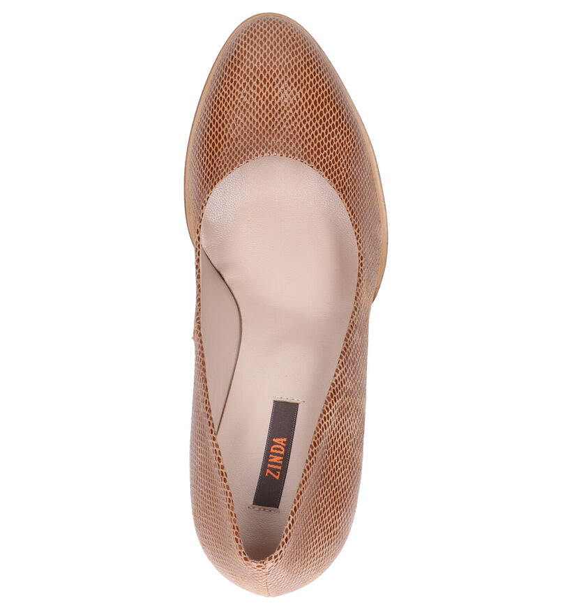 Zinda Escarpins classiques en Cognac en nubuck (272905)