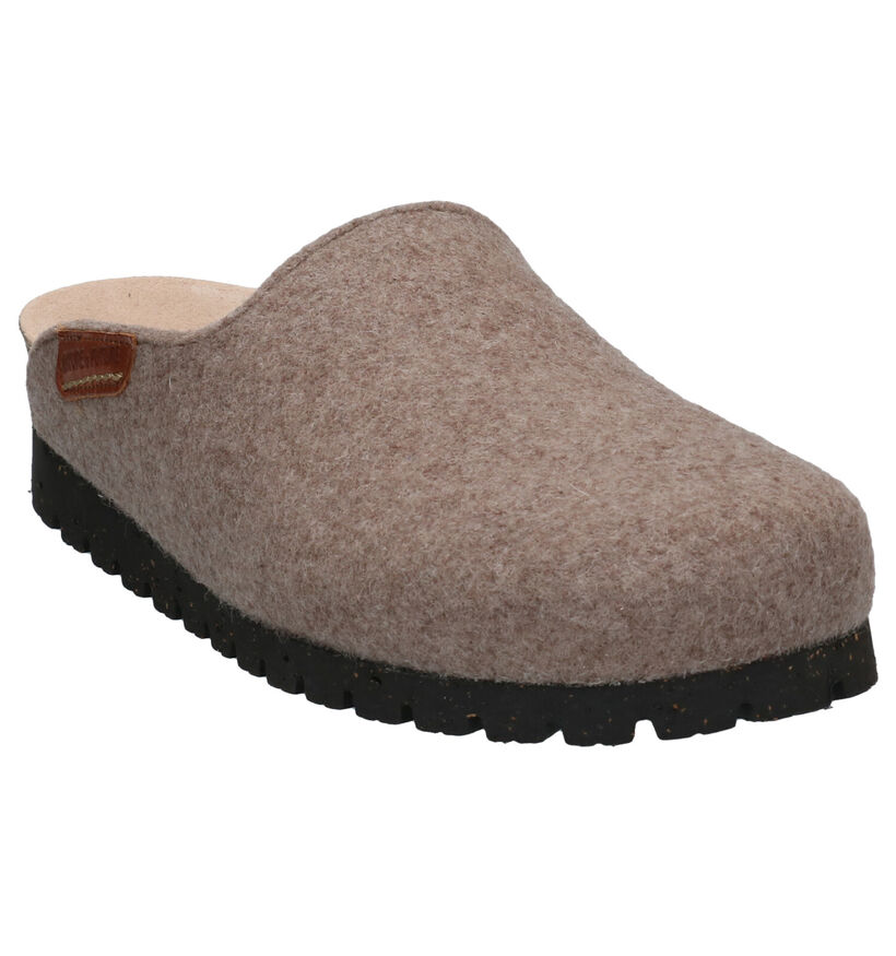 Mephisto Thea Taupe Pantoffels in stof (298115)