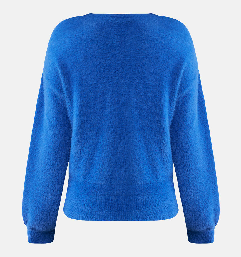Mexx Cardigan cache-coeur duveteux en Bleu pour femmes (353232)