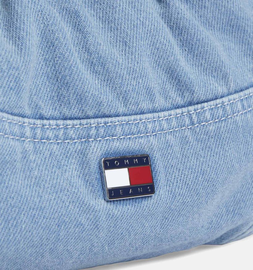 Tommy Hilfiger Icon Charms Demin Blauwe Schoudertas voor dames (375862)